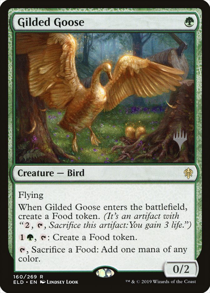 Gilded Goose (Promo Pack) [Throne of Eldraine Promos] Magic: The Gathering