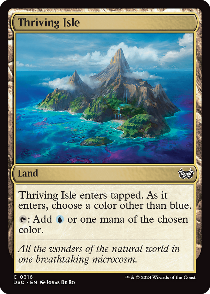 Thriving Isle [Duskmourn: House of Horror Commander] Magic: The Gathering