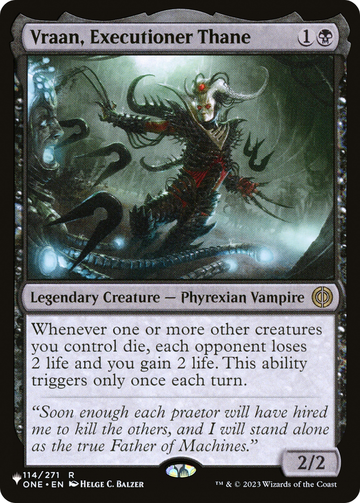 Vraan, Executioner Thane [The List] Magic: The Gathering