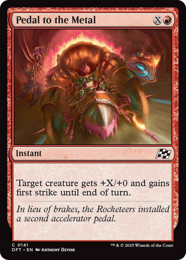 Pedal to the Metal [Aetherdrift] Magic: The Gathering