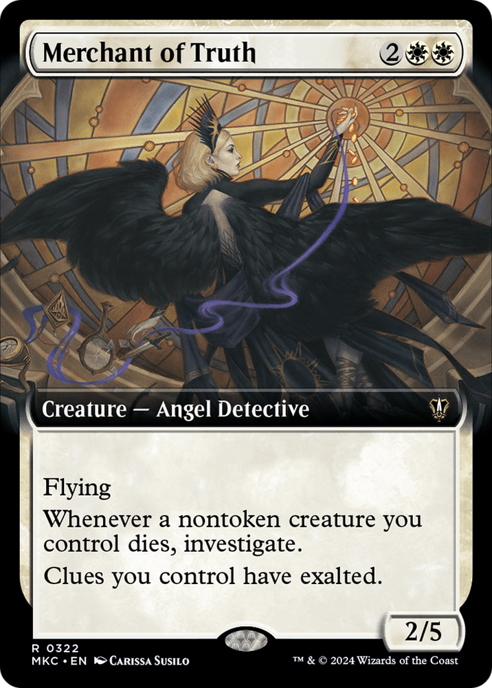 Merchant of Truth (Extended Art) [Murders at Karlov Manor Commander] Magic: The Gathering