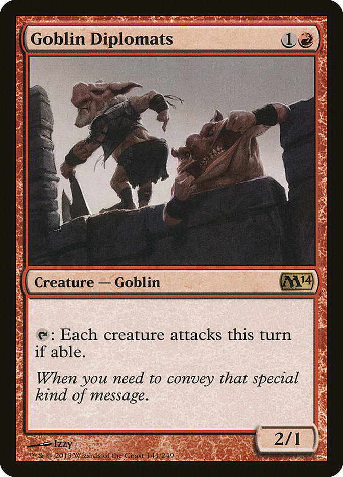 Goblin Diplomats [Magic 2014] Magic: The Gathering