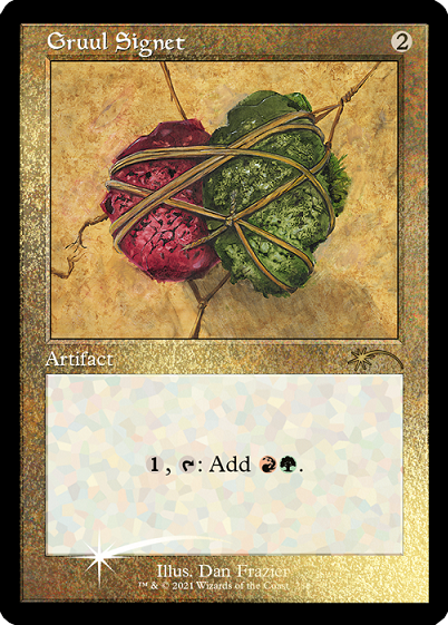 Gruul Signet (Retro) (Foil Etched) [Secret Lair Drop Series] Magic: The Gathering