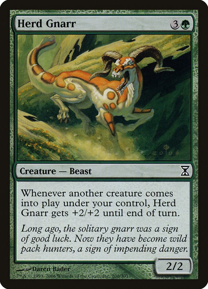 Herd Gnarr [Time Spiral] Magic: The Gathering