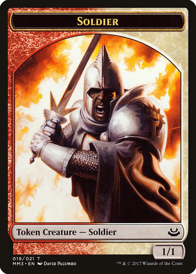 Soldier Token (019/021) [Modern Masters 2017 Tokens] Magic: The Gathering