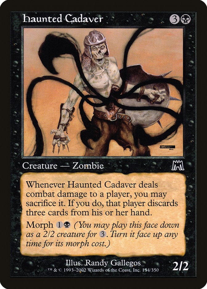 Haunted Cadaver [Onslaught] Magic: The Gathering
