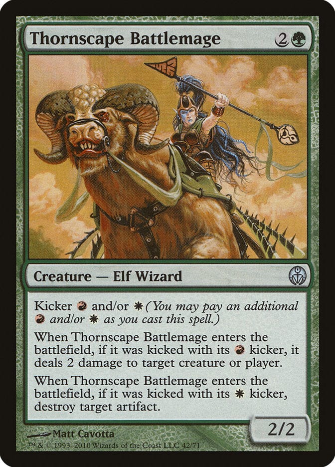 Thornscape Battlemage [Duel Decks: Phyrexia vs. the Coalition] Magic: The Gathering