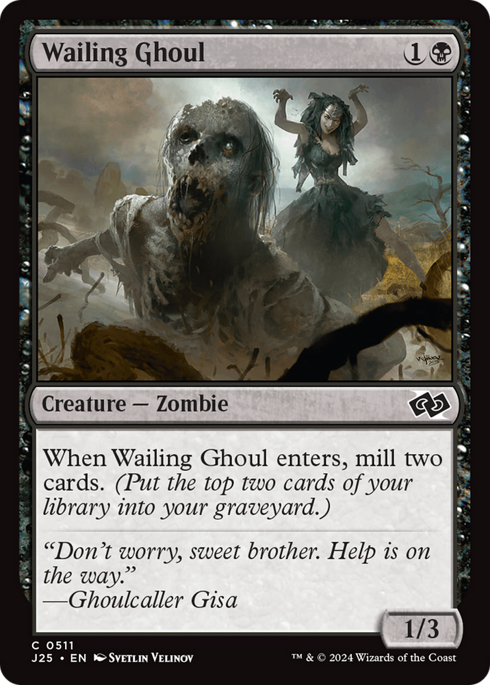 Wailing Ghoul [Foundations Jumpstart] Magic: The Gathering