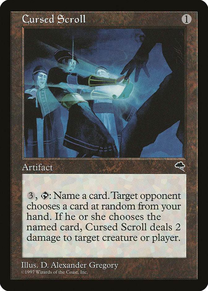 Cursed Scroll [Tempest] Magic: The Gathering