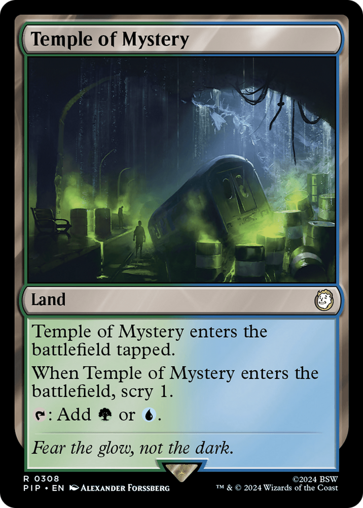 Temple of Mystery [Fallout] Magic: The Gathering