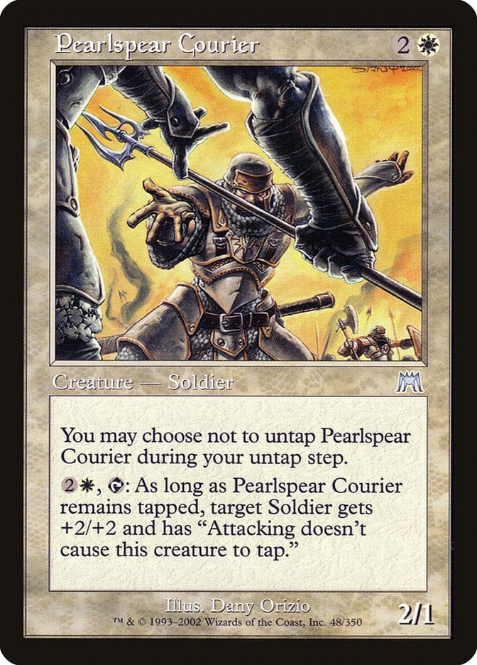 Pearlspear Courier [Onslaught] Magic: The Gathering
