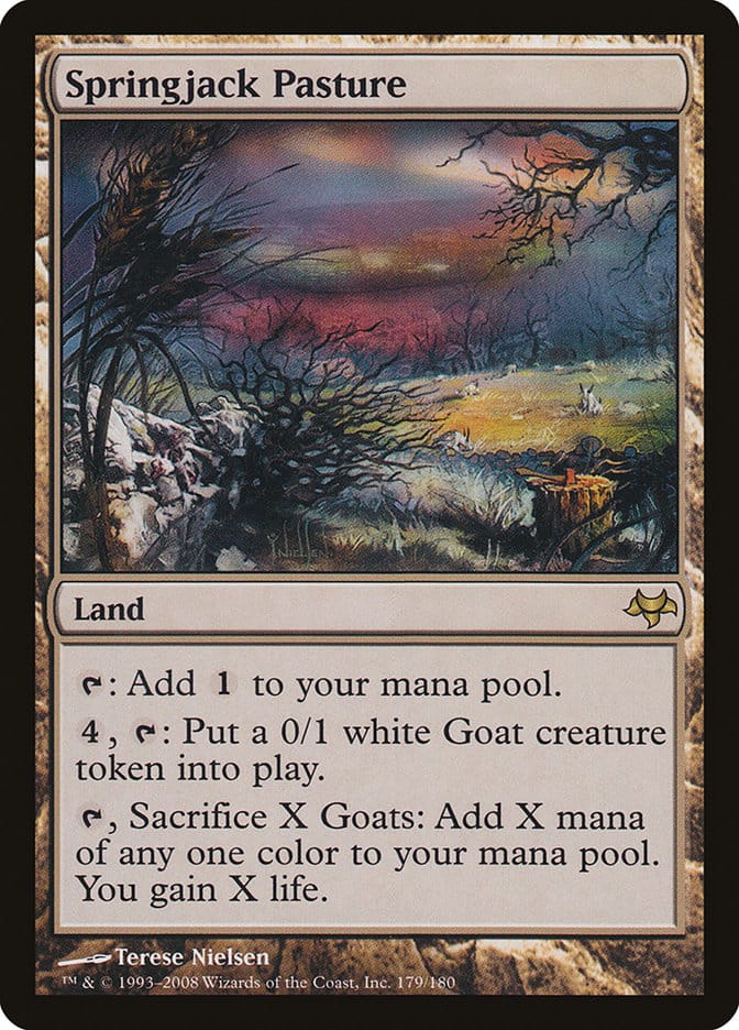 Springjack Pasture [Eventide] Magic: The Gathering