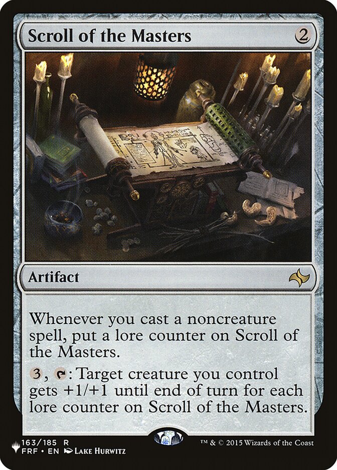Scroll of the Masters [The List] Magic: The Gathering
