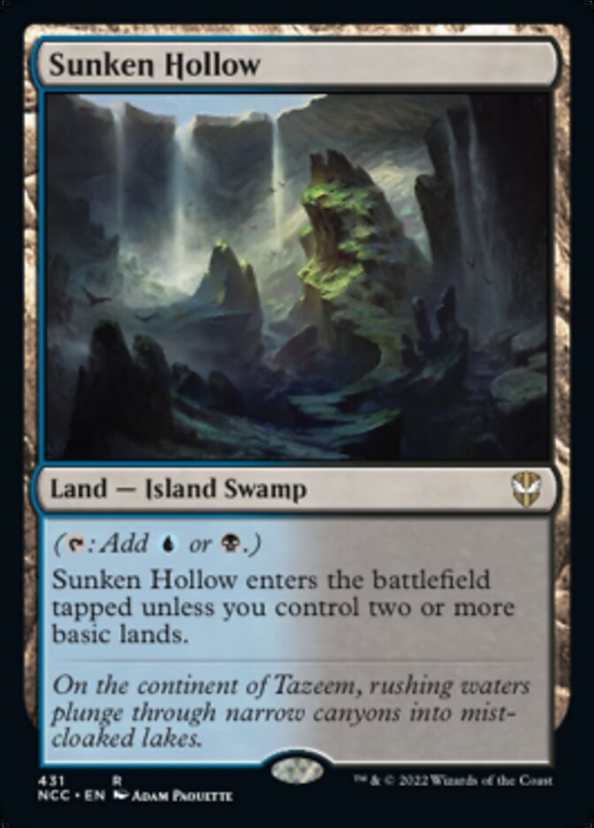Sunken Hollow [Streets of New Capenna Commander] Magic: The Gathering