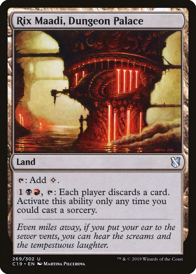 Rix Maadi, Dungeon Palace [Commander 2019] Magic: The Gathering