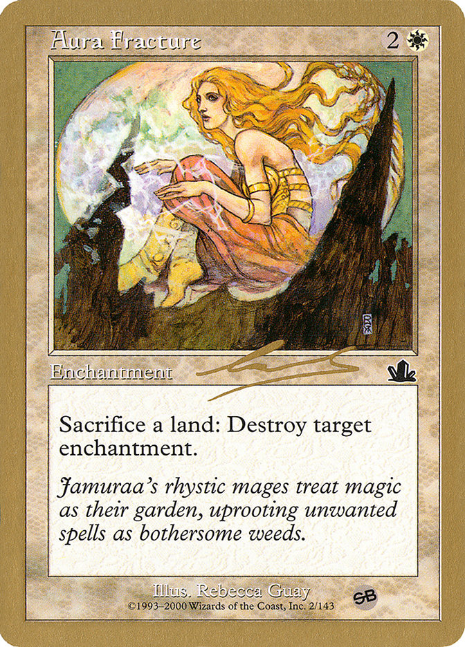 Aura Fracture (Nicolas Labarre) (SB) [World Championship Decks 2000] Magic: The Gathering