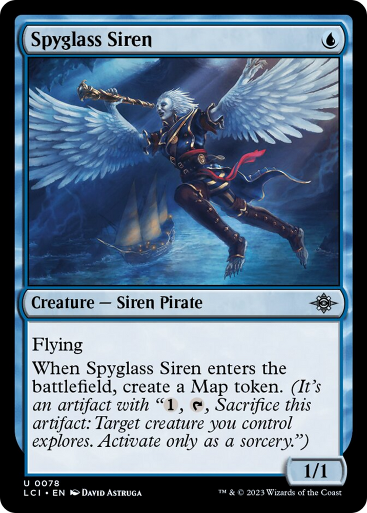 Spyglass Siren [The Lost Caverns of Ixalan] Magic: The Gathering