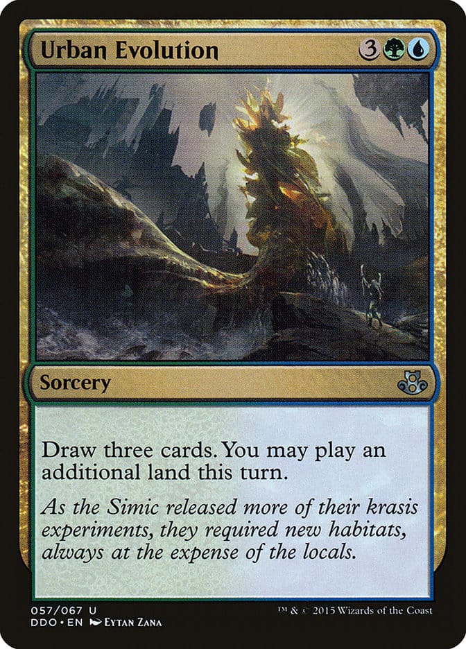 Urban Evolution [Duel Decks: Elspeth vs. Kiora] Magic: The Gathering