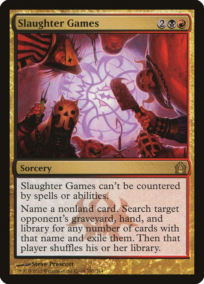 Slaughter Games [Return to Ravnica] Magic: The Gathering