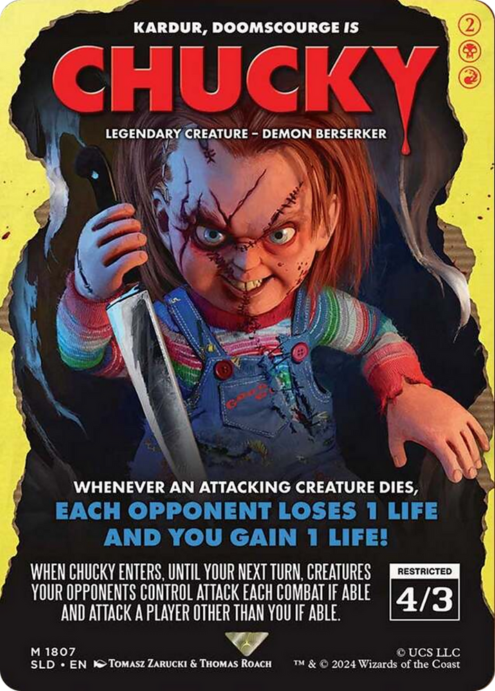 Chucky - Kardur, Doomscourge [Secret Lair Drop Series] Magic: The Gathering