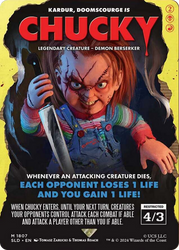 Chucky - Kardur, Doomscourge [Secret Lair Drop Series] Magic: The Gathering