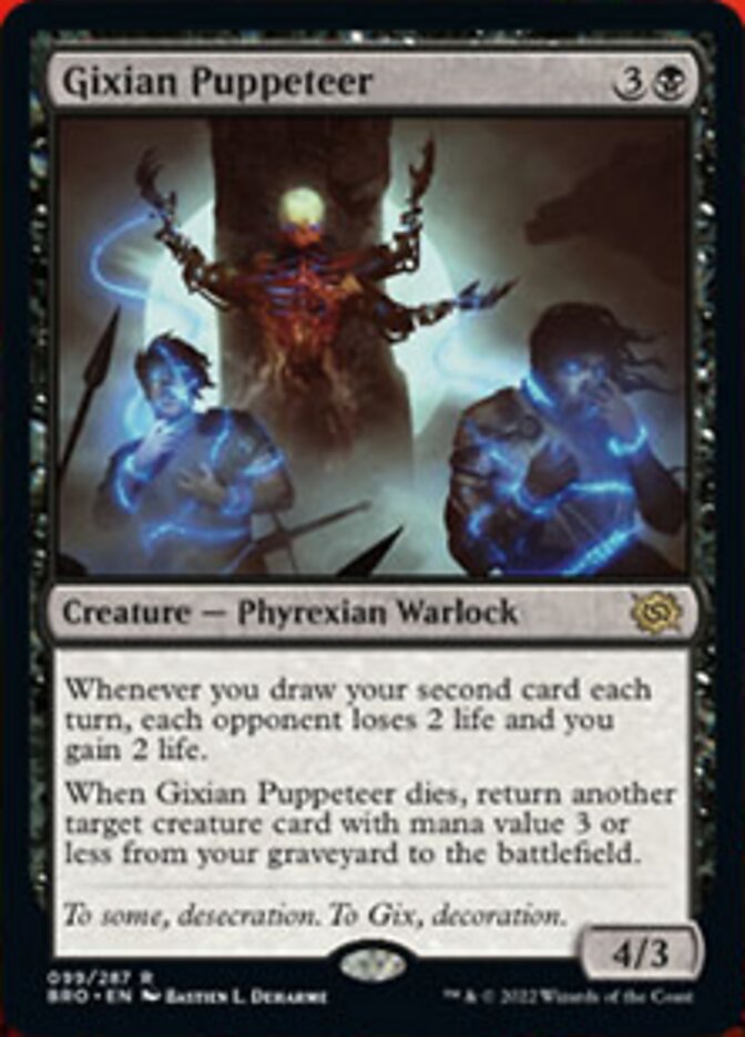 Gixian Puppeteer [The Brothers' War] Magic: The Gathering