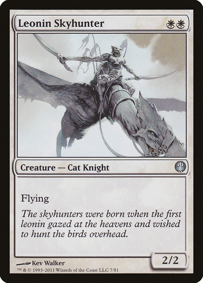 Leonin Skyhunter [Duel Decks: Knights vs. Dragons] Magic: The Gathering