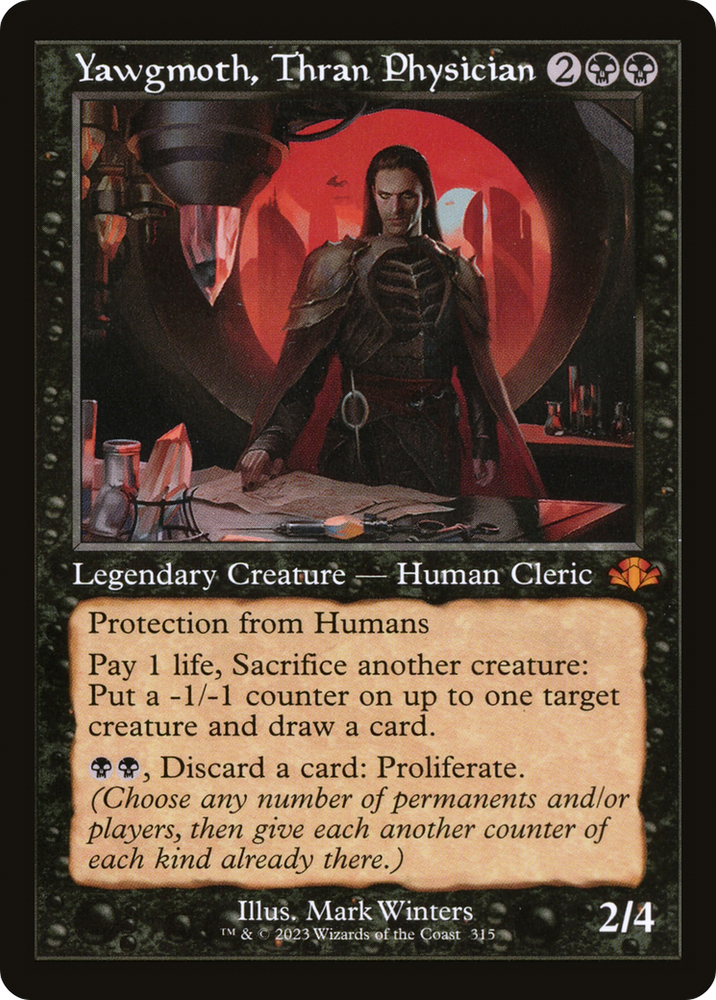 Yawgmoth, Thran Physician (Retro) [Dominaria Remastered] Magic: The Gathering