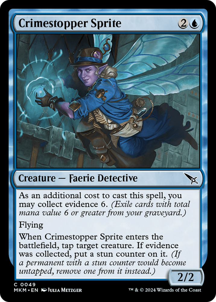 Crimestopper Sprite [Murders at Karlov Manor] Magic: The Gathering