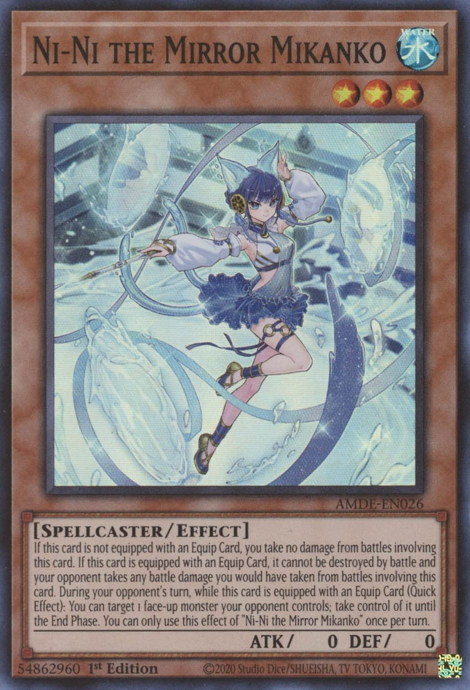 Ni-Ni the Mirror Mikanko [AMDE-EN026] Super Rare - Yugioh Cards For Your TCG Needs!