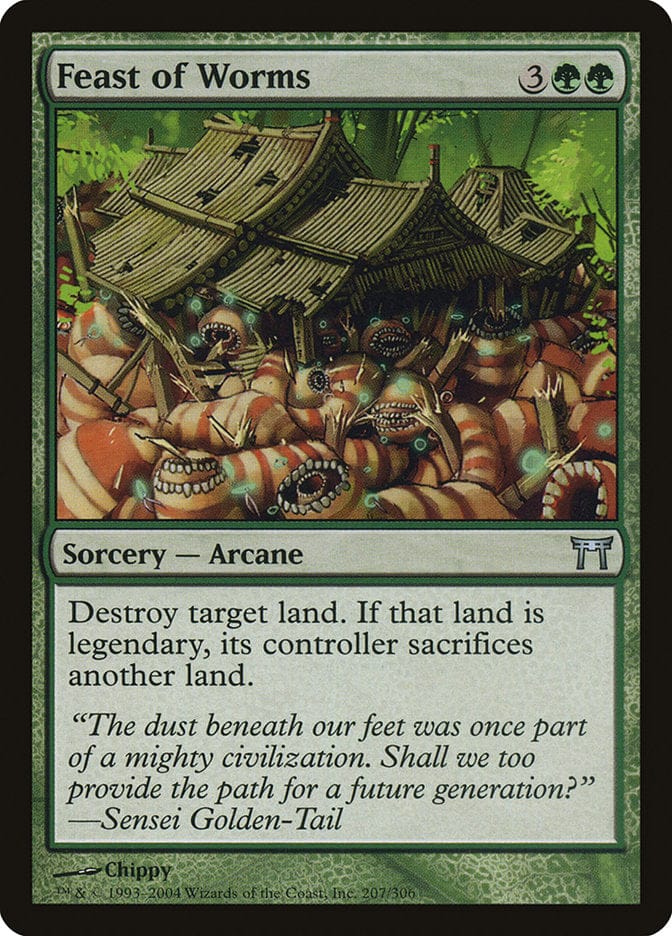 Feast of Worms [Champions of Kamigawa] Magic: The Gathering