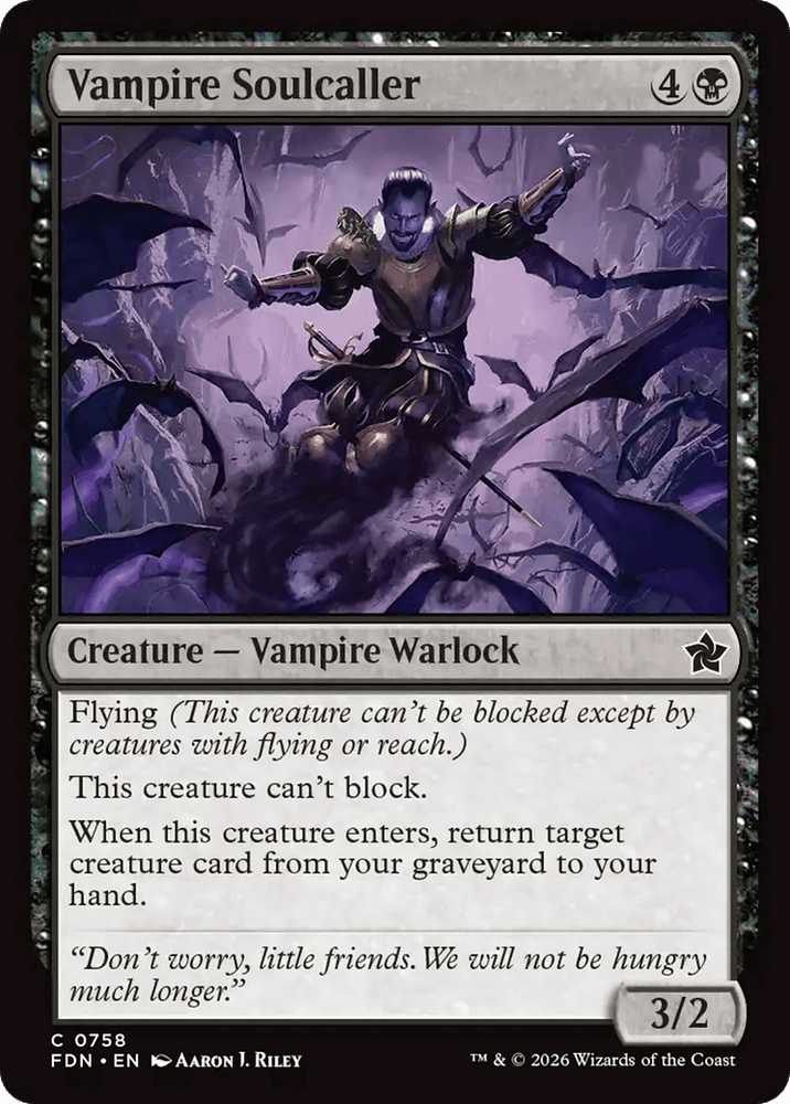 Vampire Soulcaller (0758) [Foundations]