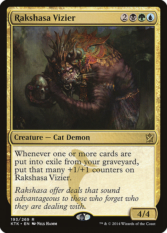 Rakshasa Vizier [Khans of Tarkir] Magic: The Gathering