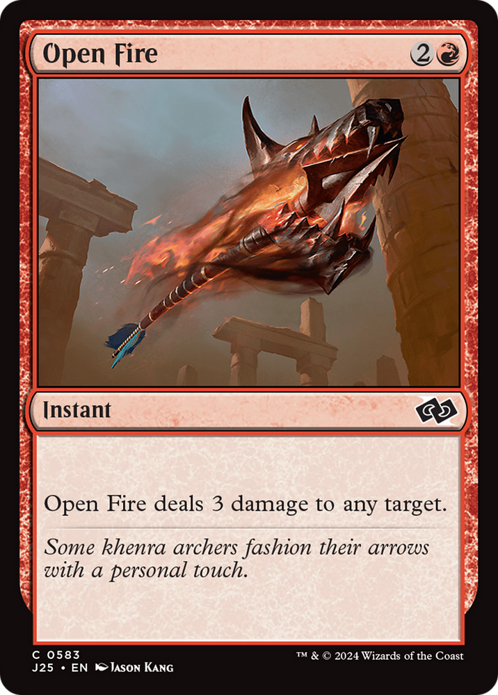 Open Fire [Foundations Jumpstart] Magic: The Gathering