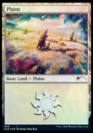 Plains (Enchanted) (544) [Secret Lair Drop Promos] Magic: The Gathering