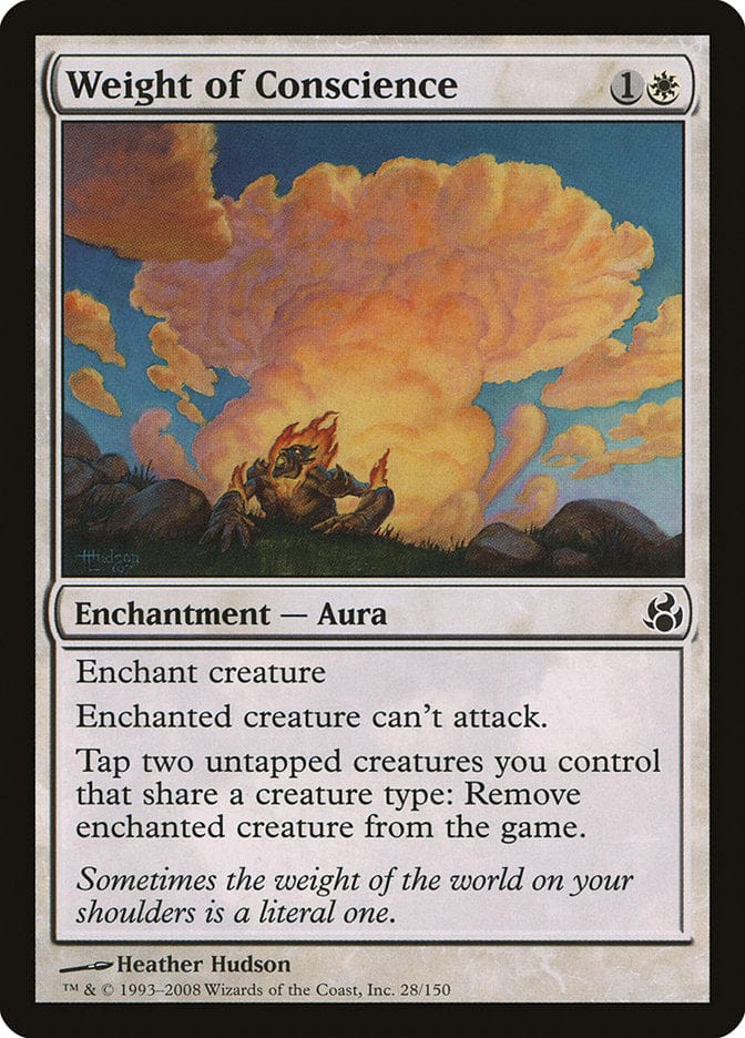 Weight of Conscience [Morningtide] Magic: The Gathering
