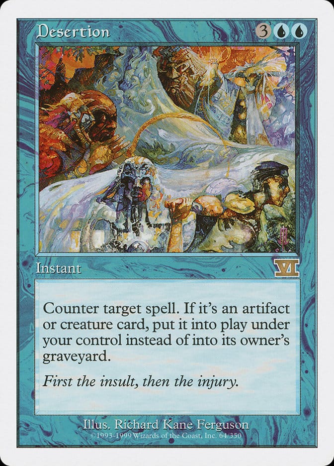 Desertion [Classic Sixth Edition] Magic: The Gathering