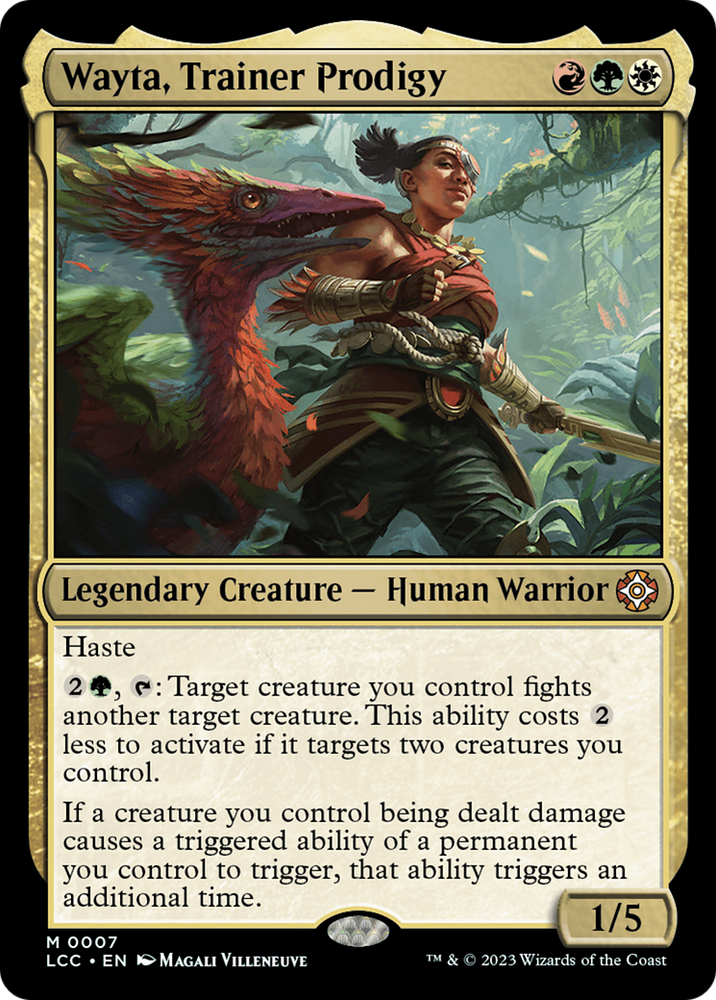 Wayta, Trainer Prodigy [The Lost Caverns of Ixalan Commander] Magic: The Gathering