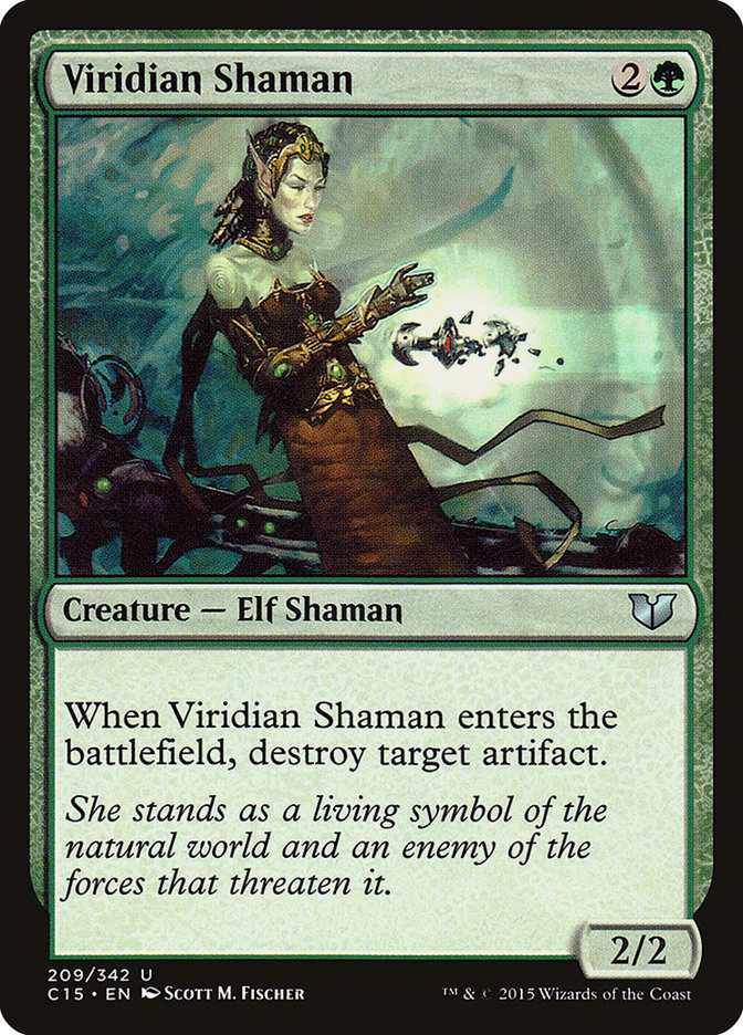 Viridian Shaman [Commander 2015] Magic: The Gathering