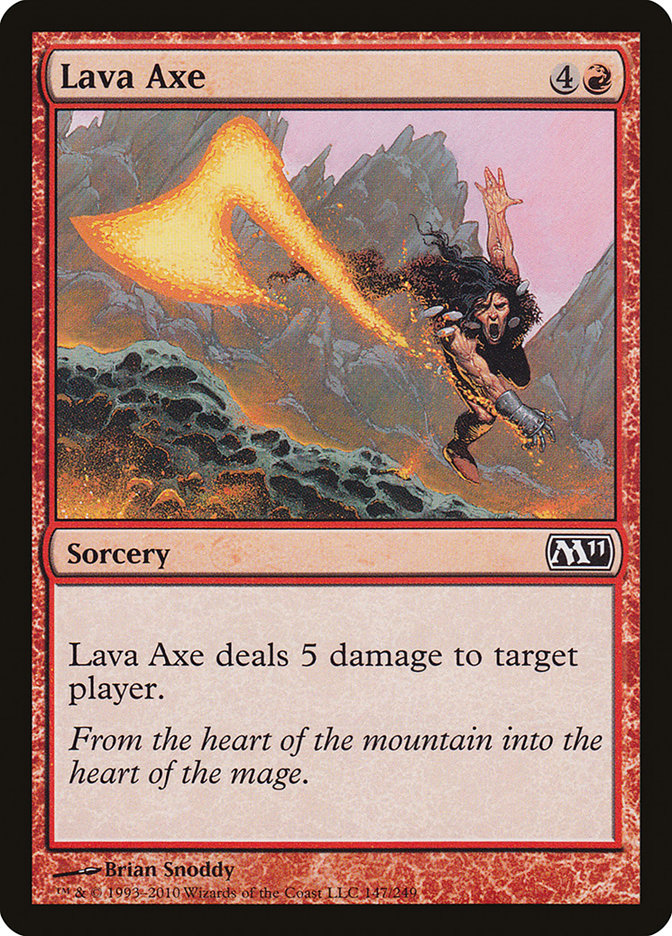 Lava Axe [Magic 2011] Magic: The Gathering
