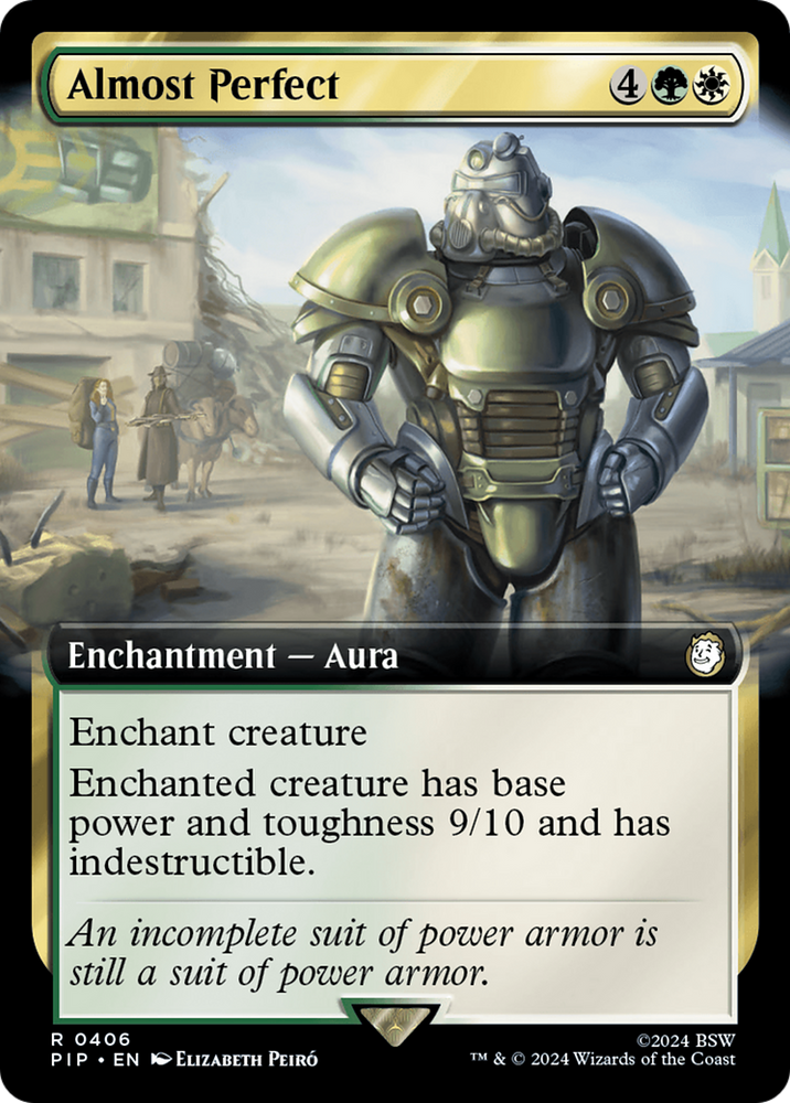 Almost Perfect (Extended Art) [Fallout] Magic: The Gathering