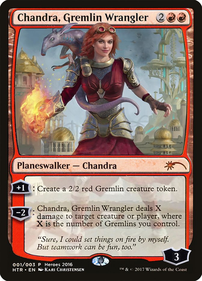 Chandra, Gremlin Wrangler [Heroes of the Realm] Magic: The Gathering