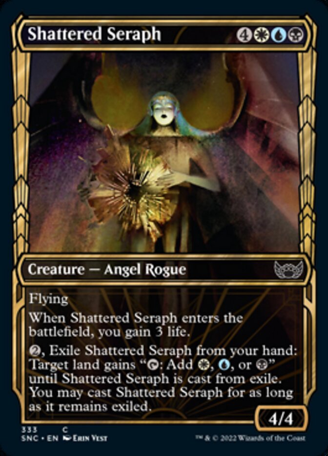 Shattered Seraph (Showcase Golden Age) [Streets of New Capenna] Magic: The Gathering