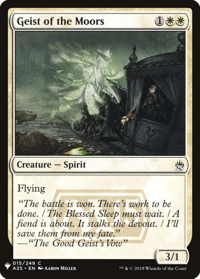 Geist of the Moors [Mystery Booster] Magic: The Gathering