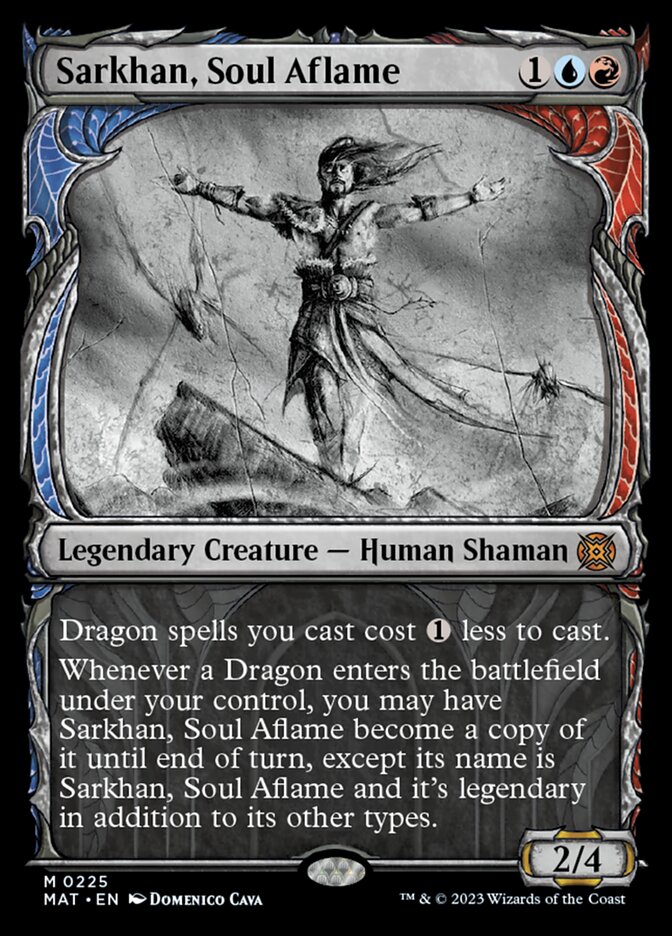 Sarkhan, Soul Aflame (Showcase Halo Foil) [March of the Machine: The Aftermath] Magic: The Gathering