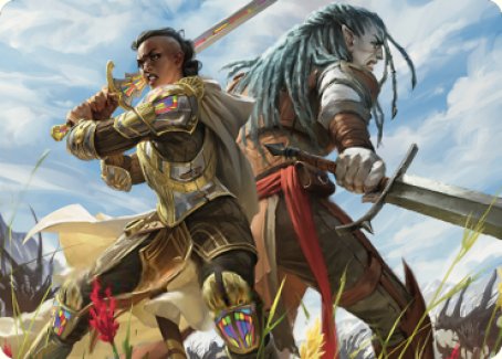 Join Forces Art Card [Dominaria United Art Series] Magic: The Gathering