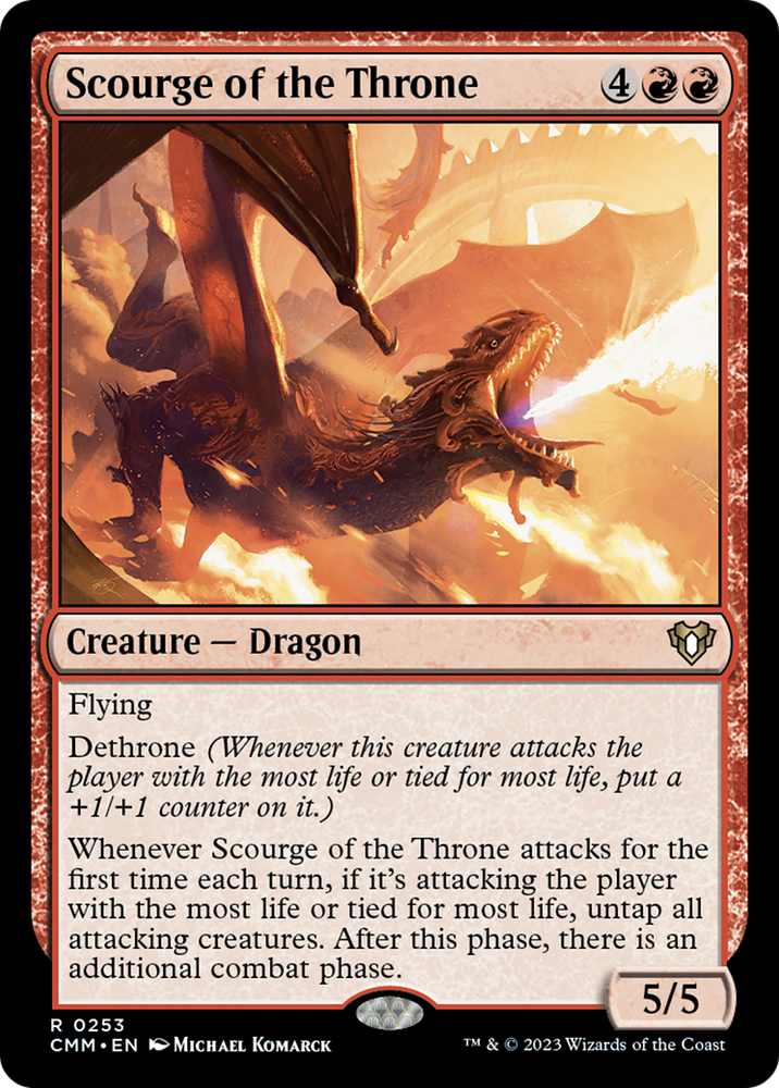 Scourge of the Throne [Commander Masters] Magic: The Gathering