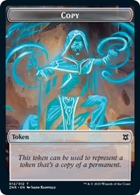 Copy // Kor Warrior Double-Sided Token [Zendikar Rising Tokens] Magic: The Gathering