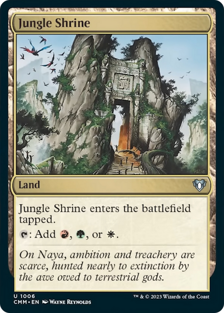 Jungle Shrine [Commander Masters] Magic: The Gathering