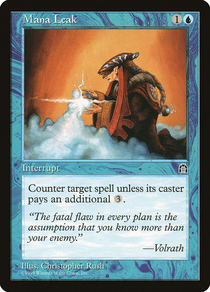 Mana Leak [Stronghold] Magic: The Gathering
